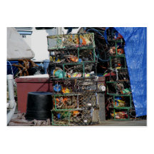 Crab Pots Business Cards