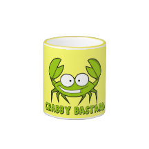 Crabby bastard coffee mugs