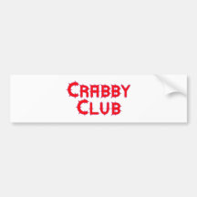 Crabby Club Auto Aufkleber