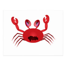 Crabby Crab Post Cards