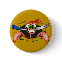 Crabby Pirate Pins