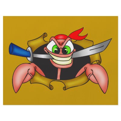 Crabby Pirate Custom Flyer by sagart1952