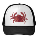 Crabe au rivage casquettes de camionneur