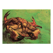 Crabe de Van Gogh sur sa de cru toujours partie ar Faire-parts