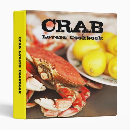 Crabe et classeur de recette de citrons
