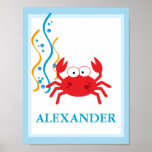 CRABE sous la COPIE NOMMÉE FAITE SUR COMMANDE de m affiches