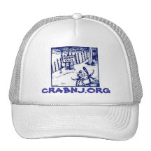 CRABNJ LOGO PRINTED CAP TRUCKER HATS