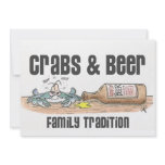 Crabs & Beer Family Tradition Invitations