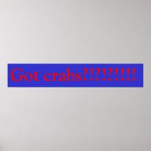 crabs poster