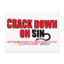 Crack Down On Sin...