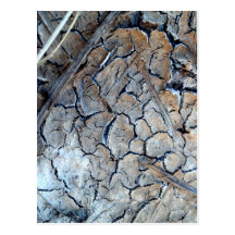 crack earth postcard