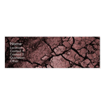 Cracked Business Card Template