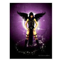 Cracked But Not Broken Gothic Art Postcard