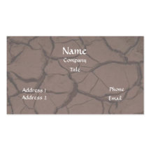 Cracked Clay/Dirt Business Card