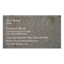 Cracked Ground Texture Business Card
