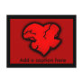 Cracked Heart Anti Valentine to Customize Post Cards