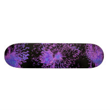 "Cracked Ice" Skateboard in Pink