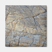 Cracked Mountain Rock texture Magnet
