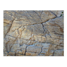 Cracked Mountain Rock texture Postcards