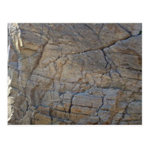 Cracked Rock texture Postcard