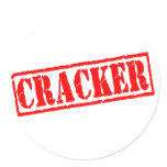 Cracker Round Stickers