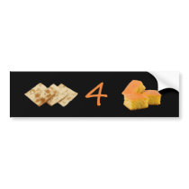 Crackers 4 Cornbread Pictogram Bumper Stickers