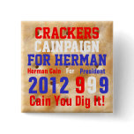 Crackers Cainpaign For Herman buttons
