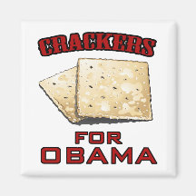 Crackers for Obama Fridge Magnets