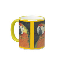 crackle parrot coffee mugs
