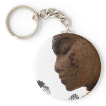 Crackled Keychain
