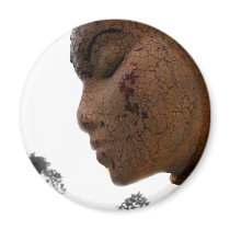 Crackled Fridge Magnets