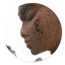 Crackled Sticker