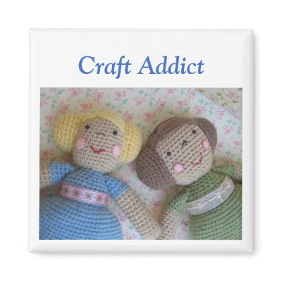 Craft Addict Refrigerator Magnet by BekahJan