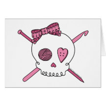 Craft Skull (Pink) Cards