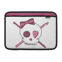 Craft Skull (Pink) MacBook Sleeve