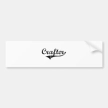 Crafter Professional Job Bumper Stickers