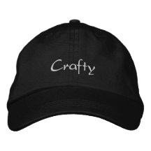 Crafty Embroidered Cap / Hat Embroidered Baseball Cap