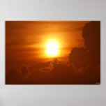 Crainte de coucher du soleil posters