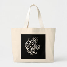 Crâne-blanc flamboyant sac
