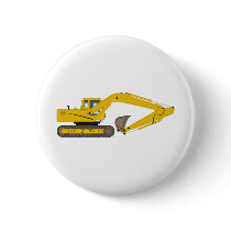 Crane Pinback Button