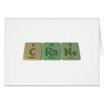 Crane-C-Ra-Ne-Carbon-Radium-Neon.png Greeting Cards