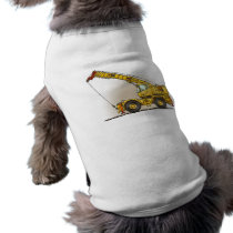 Crane Construction Equipment Pet Clothes