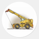 Crane Construction Equipment Sticker