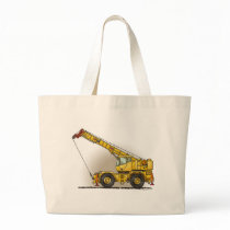 Crane Construction Equipment Tote Bag