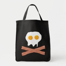 Crâne de lard d'oeufs sac de toile