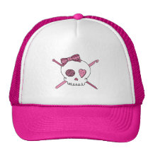 Crâne de métier (rose) casquette de camionneur