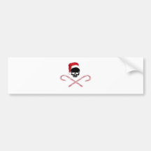 Crâne de Père Noël Autocollants Pour Voiture