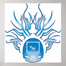 Crâne de sonogrammes posters