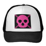 Crâne de type - rose casquettes de camionneur