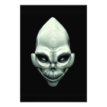 Crâne extraterrestre étranger martien d'espace ext photos d’art